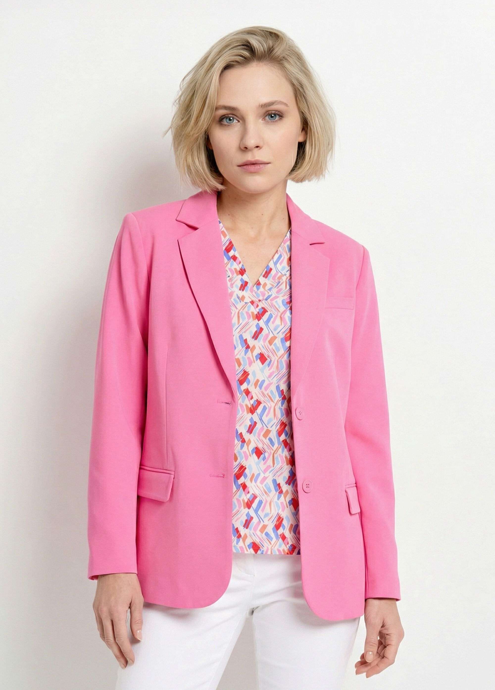 Straight_cut_plain_knit_blazer_jacket_Pink_FA1_slim