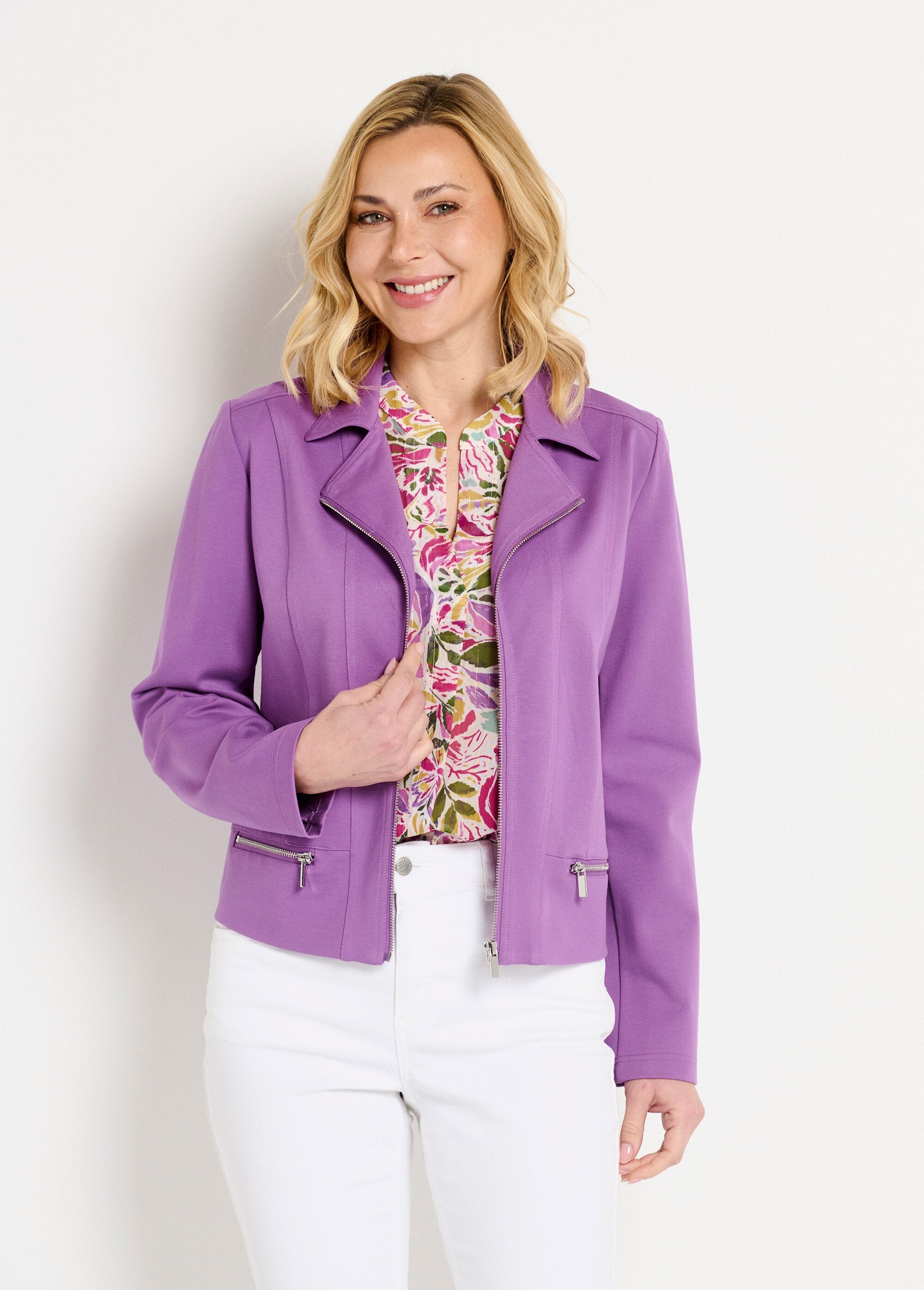 Short_straight_zipped_jacket_in_Milano_knit_Purple_FA1_slim